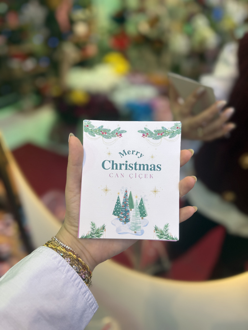 Yılbaşı Kartpostal (not kağıdı )