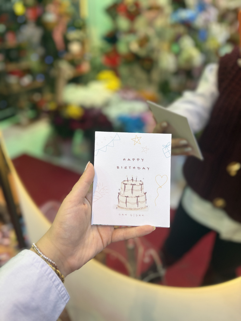 Doğum Günü Not Kağıdı  